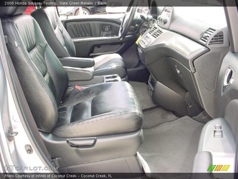 Slate Green Metallic / Black 2006 Honda Odyssey Touring