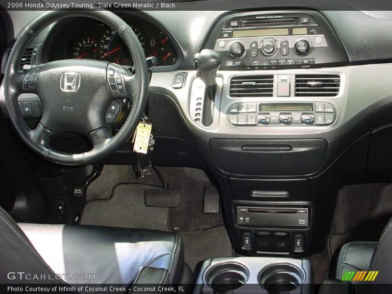 Slate Green Metallic / Black 2006 Honda Odyssey Touring