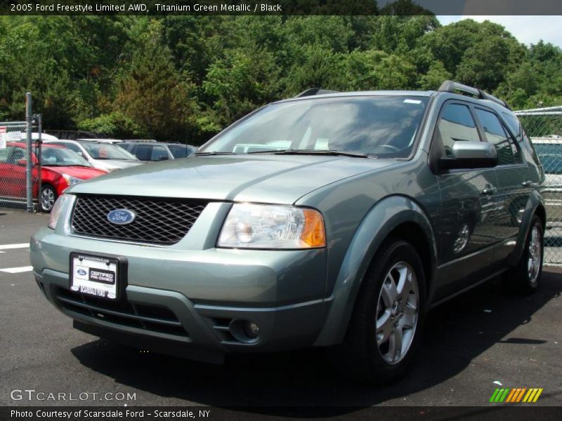 Titanium Green Metallic / Black 2005 Ford Freestyle Limited AWD
