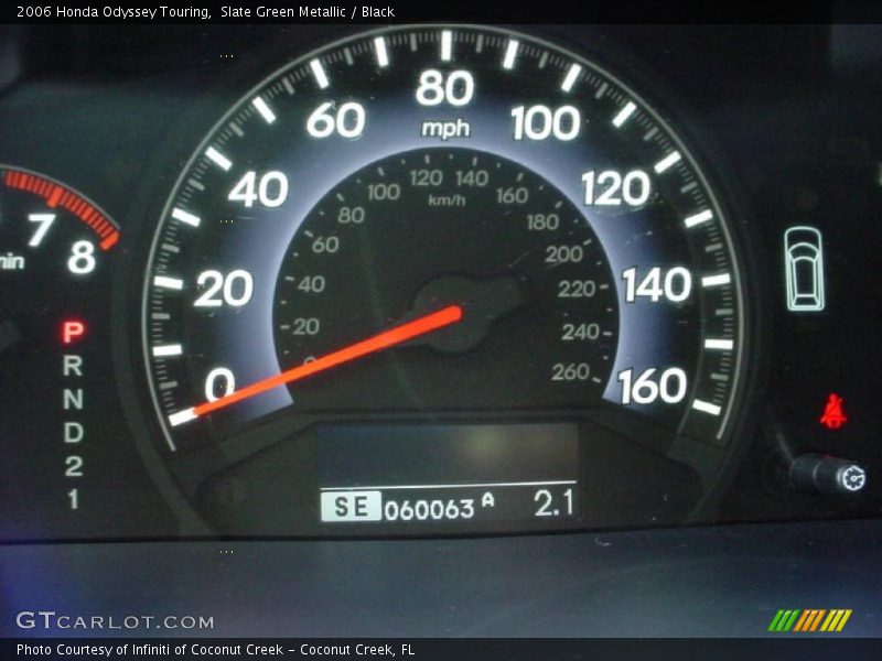 Slate Green Metallic / Black 2006 Honda Odyssey Touring