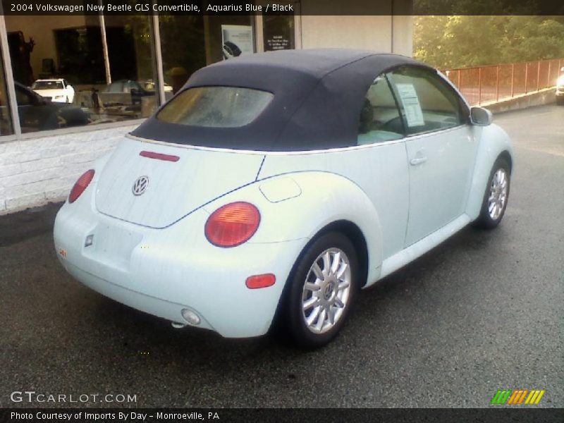 Aquarius Blue / Black 2004 Volkswagen New Beetle GLS Convertible
