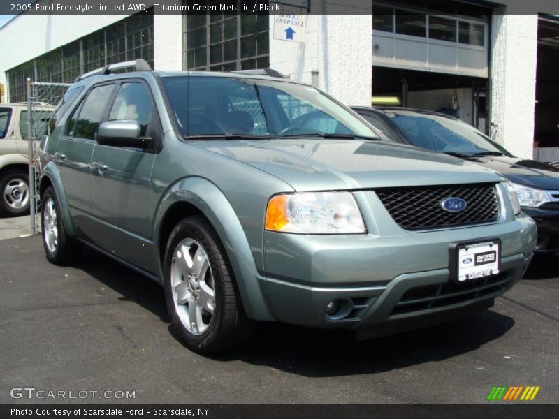 Titanium Green Metallic / Black 2005 Ford Freestyle Limited AWD
