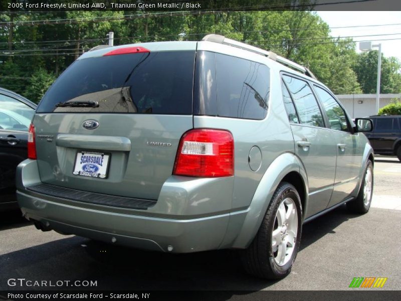Titanium Green Metallic / Black 2005 Ford Freestyle Limited AWD