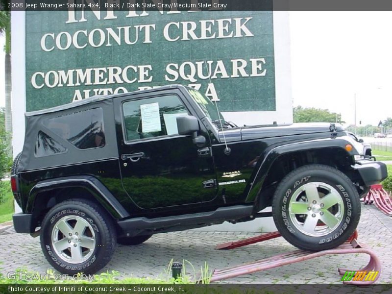 Black / Dark Slate Gray/Medium Slate Gray 2008 Jeep Wrangler Sahara 4x4