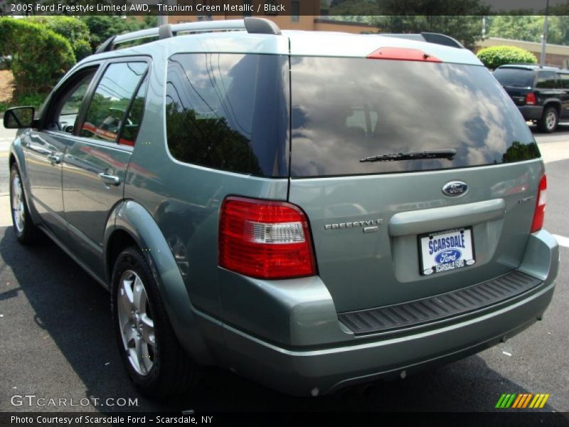 Titanium Green Metallic / Black 2005 Ford Freestyle Limited AWD