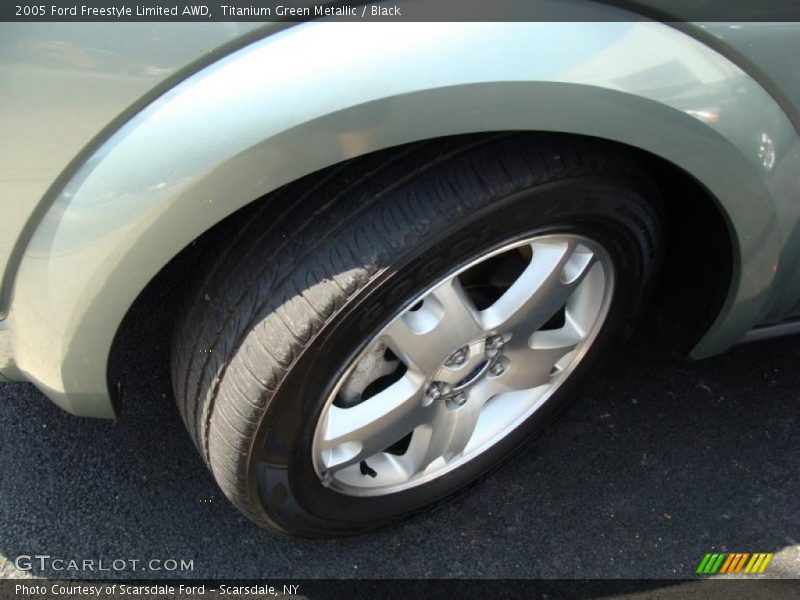 Titanium Green Metallic / Black 2005 Ford Freestyle Limited AWD