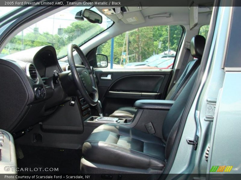 Titanium Green Metallic / Black 2005 Ford Freestyle Limited AWD