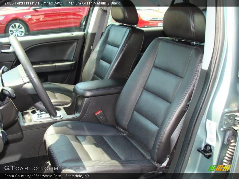 Titanium Green Metallic / Black 2005 Ford Freestyle Limited AWD