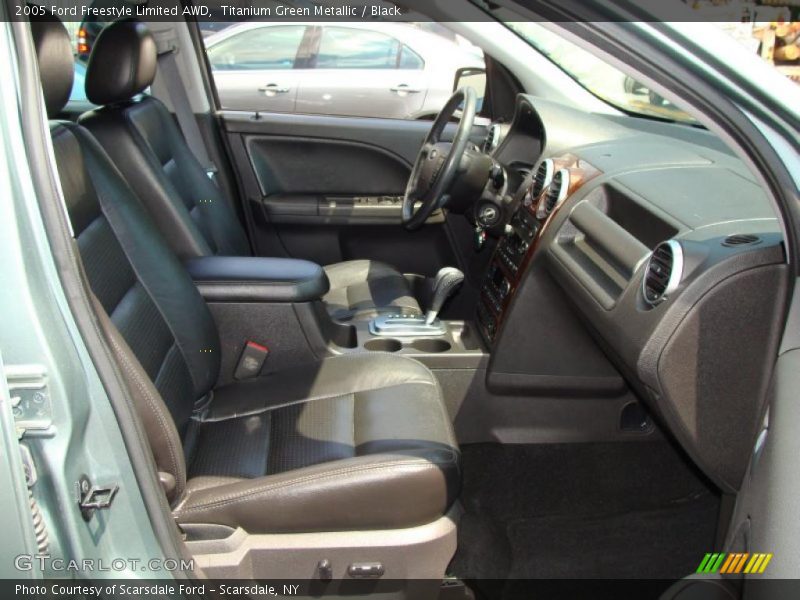 Titanium Green Metallic / Black 2005 Ford Freestyle Limited AWD