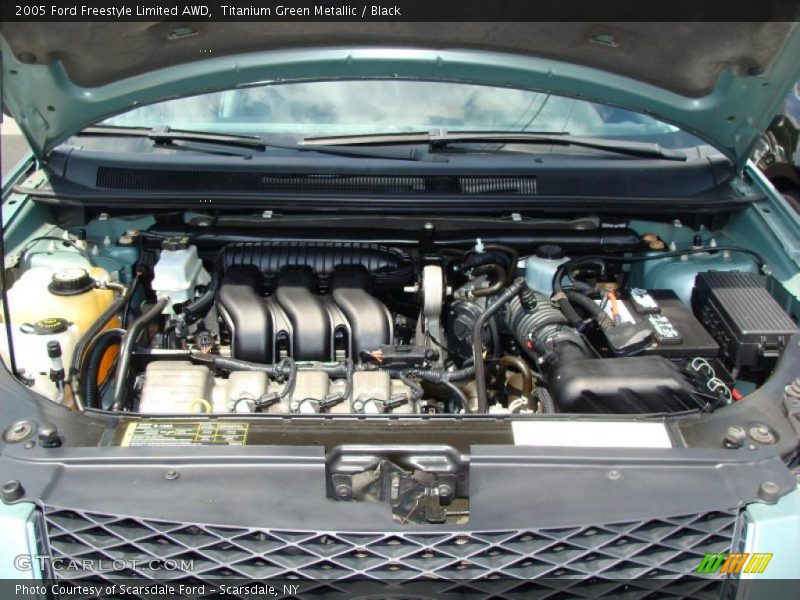 Titanium Green Metallic / Black 2005 Ford Freestyle Limited AWD