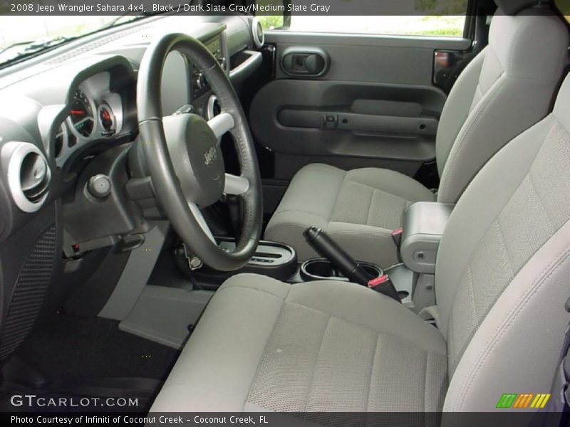 Black / Dark Slate Gray/Medium Slate Gray 2008 Jeep Wrangler Sahara 4x4