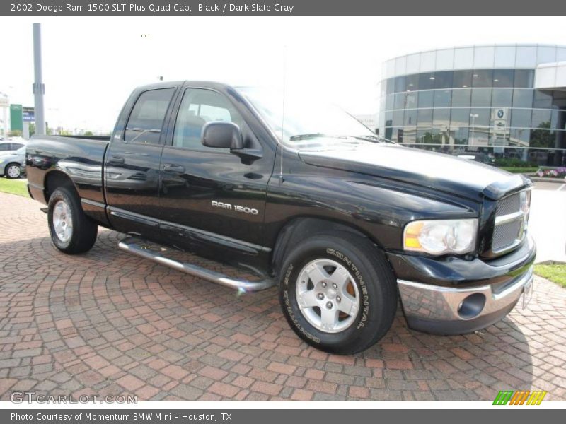 Black / Dark Slate Gray 2002 Dodge Ram 1500 SLT Plus Quad Cab