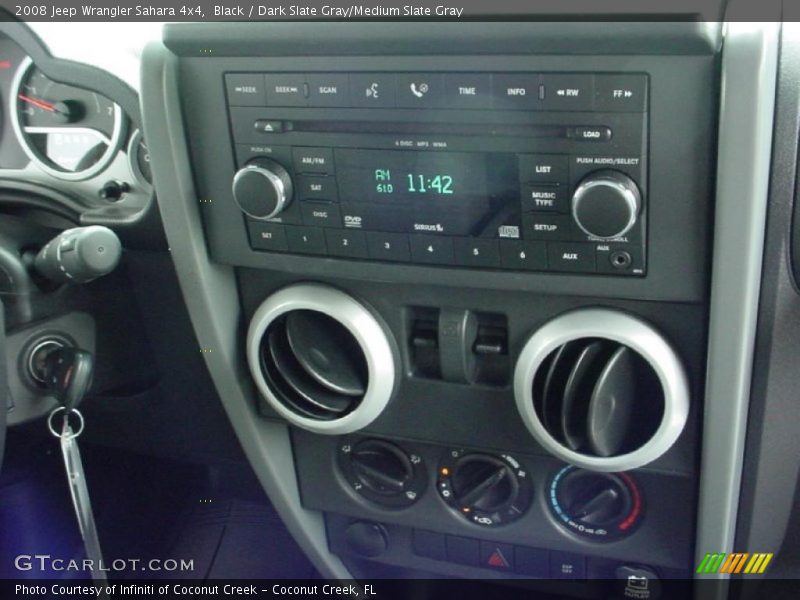 Black / Dark Slate Gray/Medium Slate Gray 2008 Jeep Wrangler Sahara 4x4