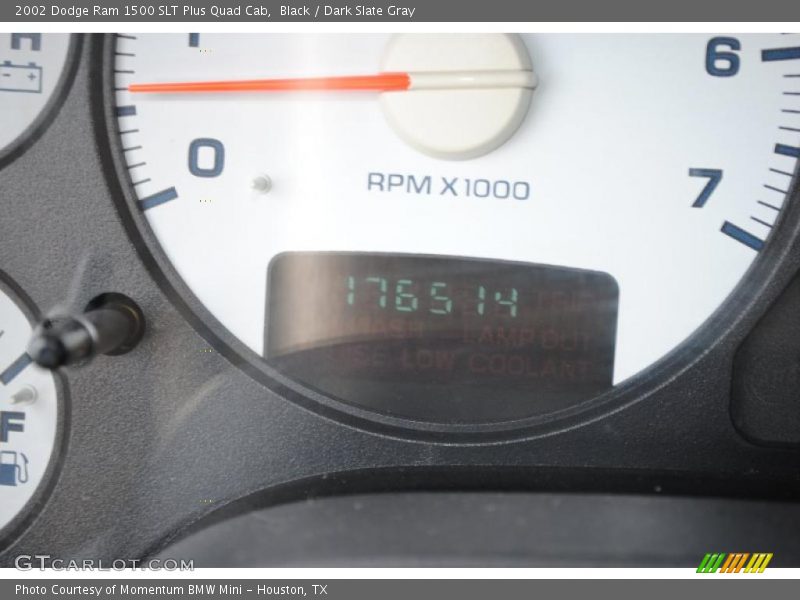 Black / Dark Slate Gray 2002 Dodge Ram 1500 SLT Plus Quad Cab