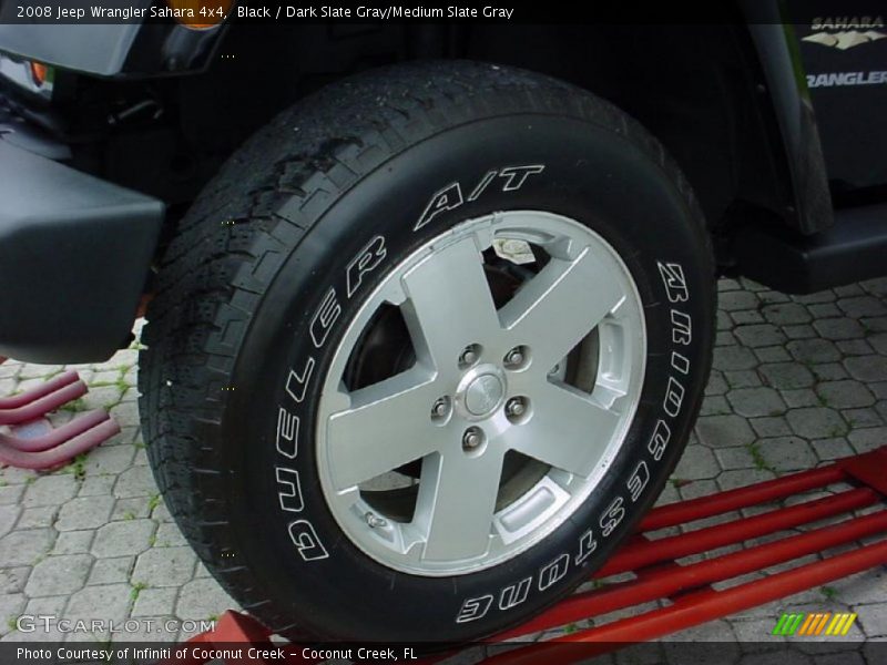 Black / Dark Slate Gray/Medium Slate Gray 2008 Jeep Wrangler Sahara 4x4