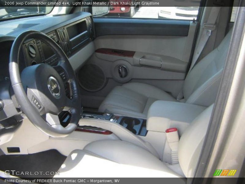 Light Khaki Metallic / Dark Khaki/Light Graystone 2006 Jeep Commander Limited 4x4