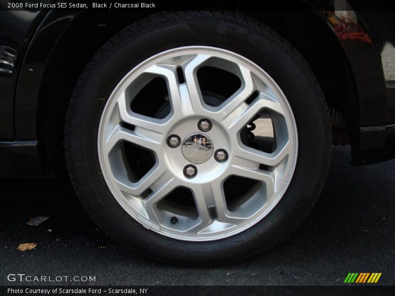 Black / Charcoal Black 2008 Ford Focus SES Sedan