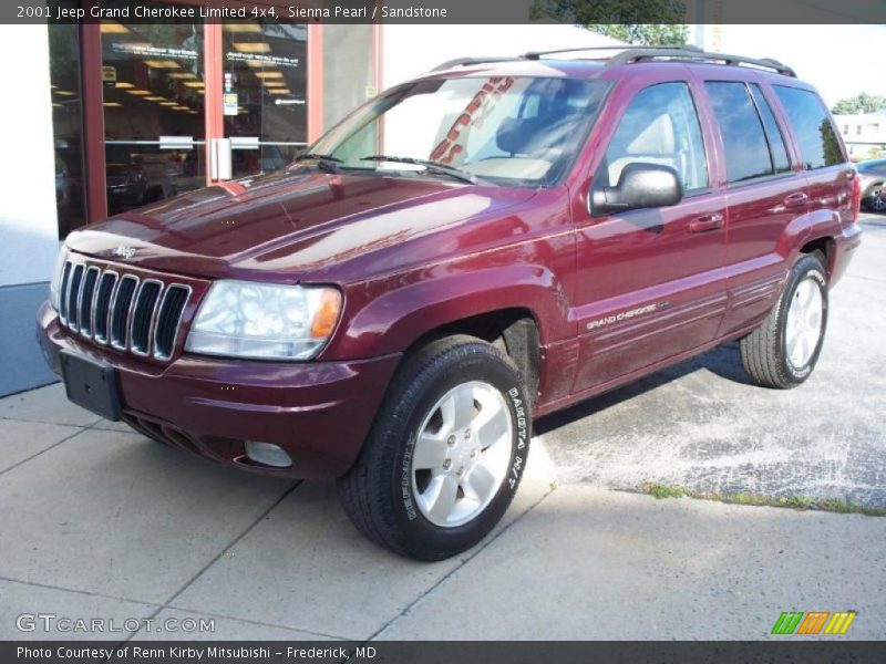 Sienna Pearl / Sandstone 2001 Jeep Grand Cherokee Limited 4x4