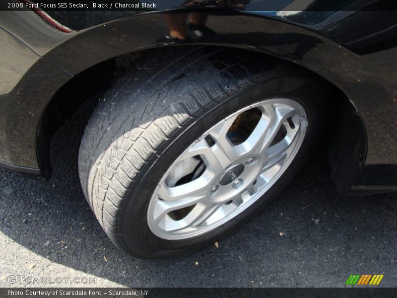 Black / Charcoal Black 2008 Ford Focus SES Sedan