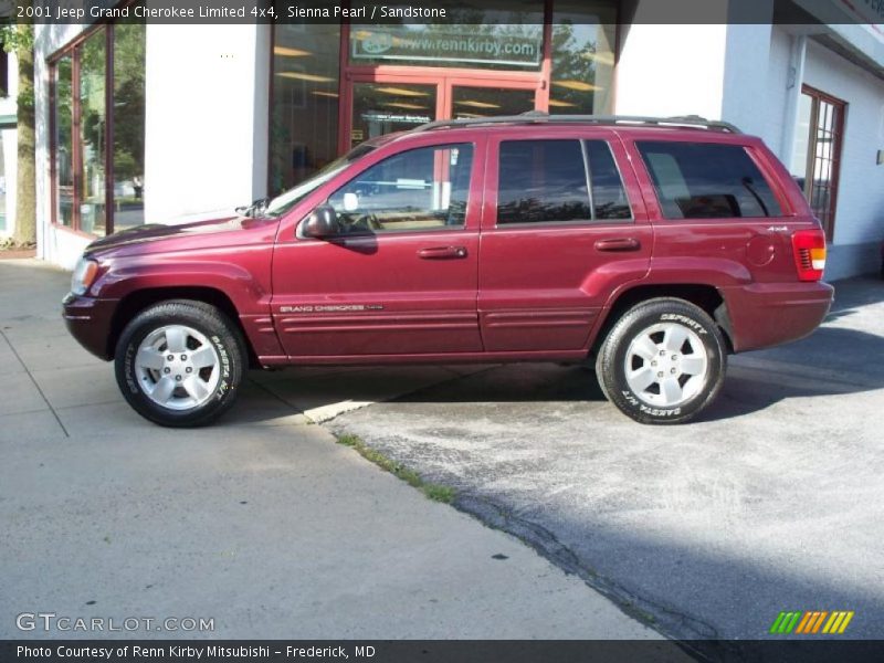 Sienna Pearl / Sandstone 2001 Jeep Grand Cherokee Limited 4x4