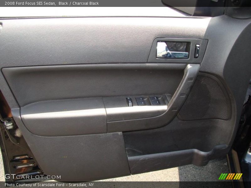 Black / Charcoal Black 2008 Ford Focus SES Sedan