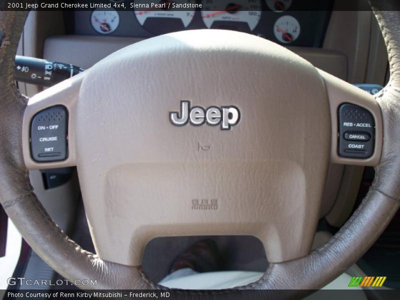 Sienna Pearl / Sandstone 2001 Jeep Grand Cherokee Limited 4x4