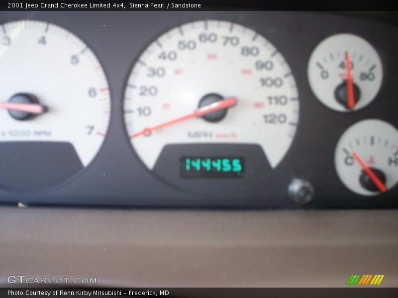 Sienna Pearl / Sandstone 2001 Jeep Grand Cherokee Limited 4x4