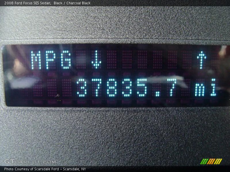 Black / Charcoal Black 2008 Ford Focus SES Sedan