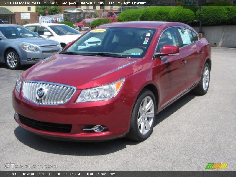 Red Jewel Tintcoat / Dark Titanium/Light Titanium 2010 Buick LaCrosse CXL AWD