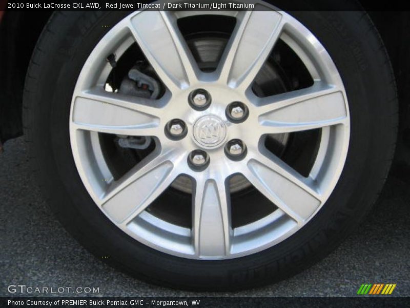 Red Jewel Tintcoat / Dark Titanium/Light Titanium 2010 Buick LaCrosse CXL AWD