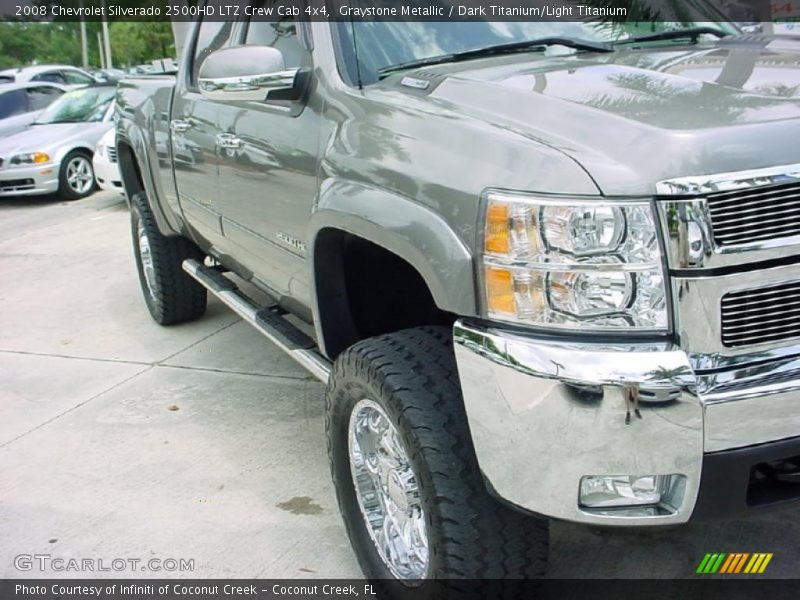 Graystone Metallic / Dark Titanium/Light Titanium 2008 Chevrolet Silverado 2500HD LTZ Crew Cab 4x4