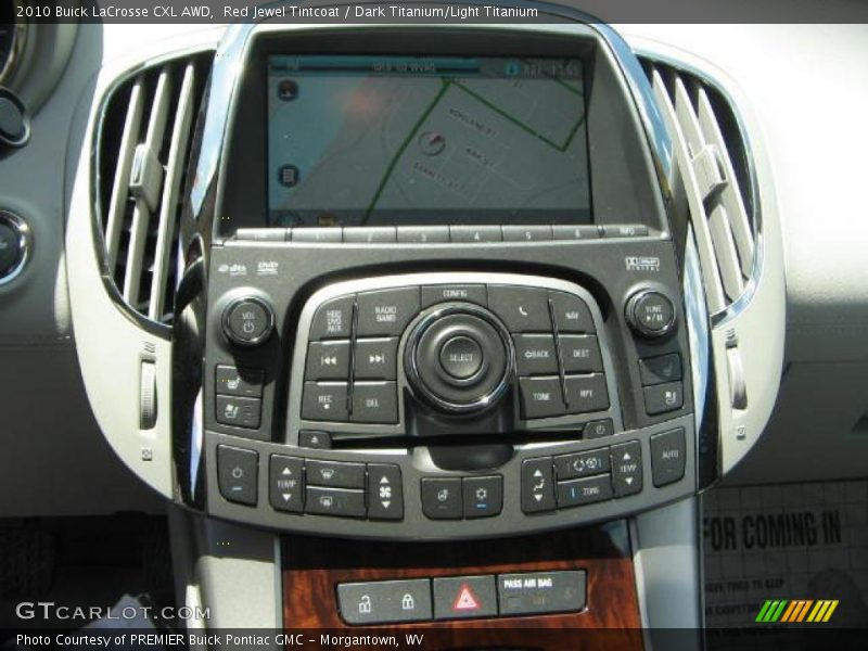 Red Jewel Tintcoat / Dark Titanium/Light Titanium 2010 Buick LaCrosse CXL AWD