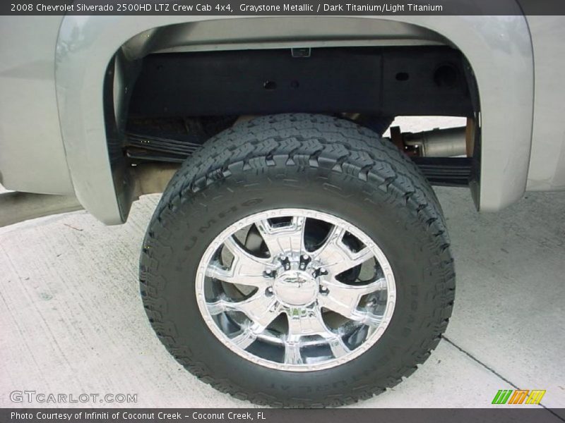 Graystone Metallic / Dark Titanium/Light Titanium 2008 Chevrolet Silverado 2500HD LTZ Crew Cab 4x4