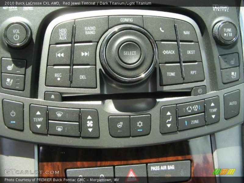 Red Jewel Tintcoat / Dark Titanium/Light Titanium 2010 Buick LaCrosse CXL AWD