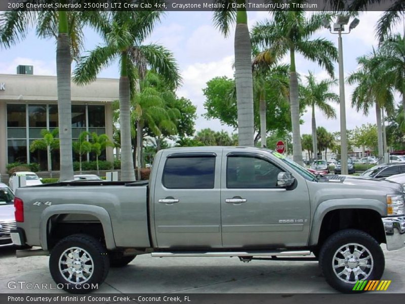 Graystone Metallic / Dark Titanium/Light Titanium 2008 Chevrolet Silverado 2500HD LTZ Crew Cab 4x4