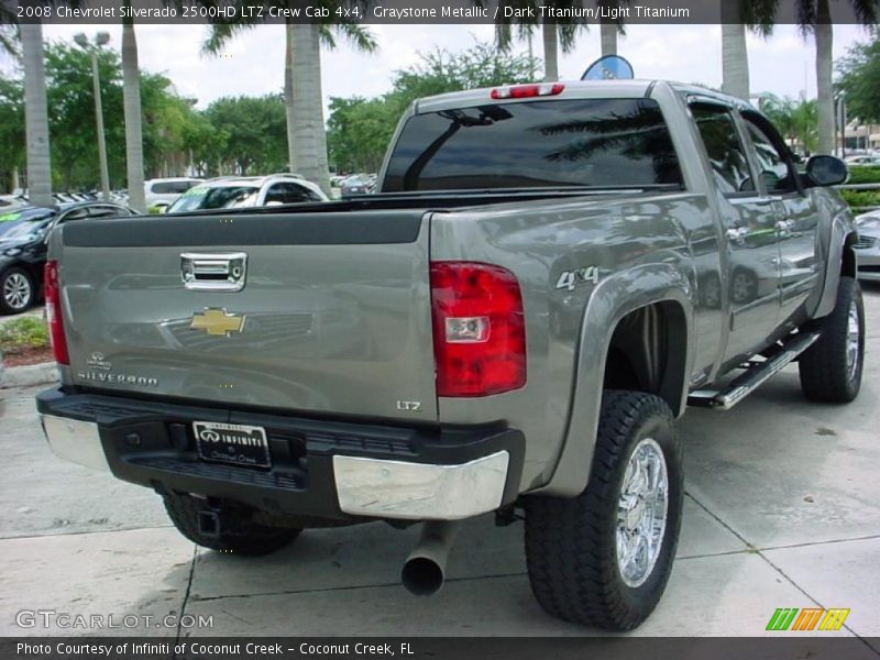 Graystone Metallic / Dark Titanium/Light Titanium 2008 Chevrolet Silverado 2500HD LTZ Crew Cab 4x4