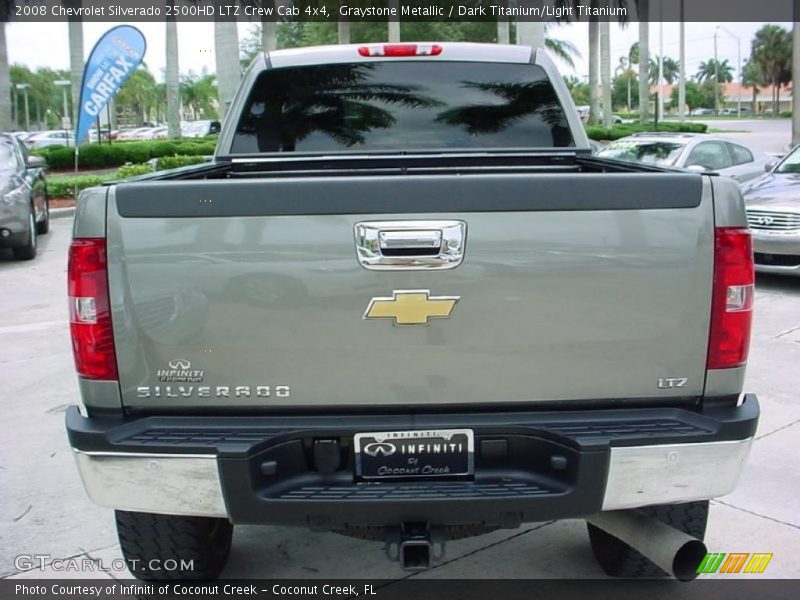 Graystone Metallic / Dark Titanium/Light Titanium 2008 Chevrolet Silverado 2500HD LTZ Crew Cab 4x4