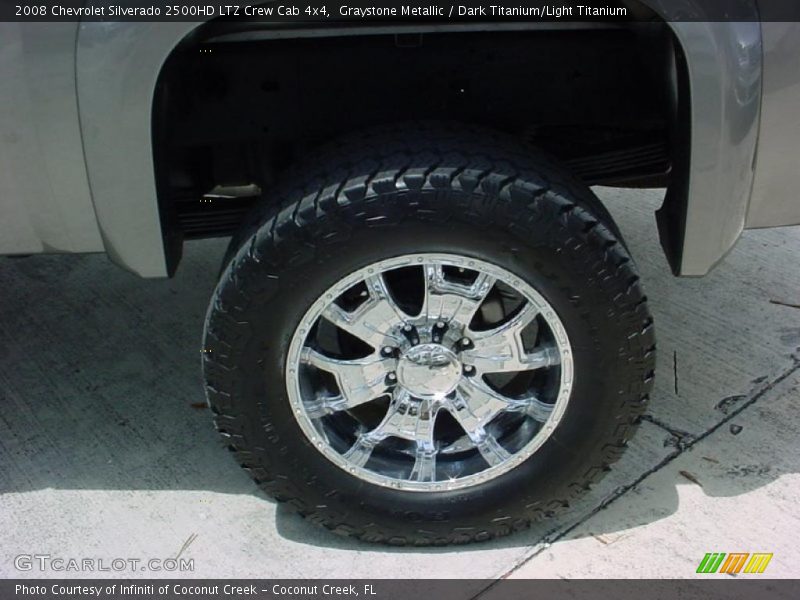 Graystone Metallic / Dark Titanium/Light Titanium 2008 Chevrolet Silverado 2500HD LTZ Crew Cab 4x4