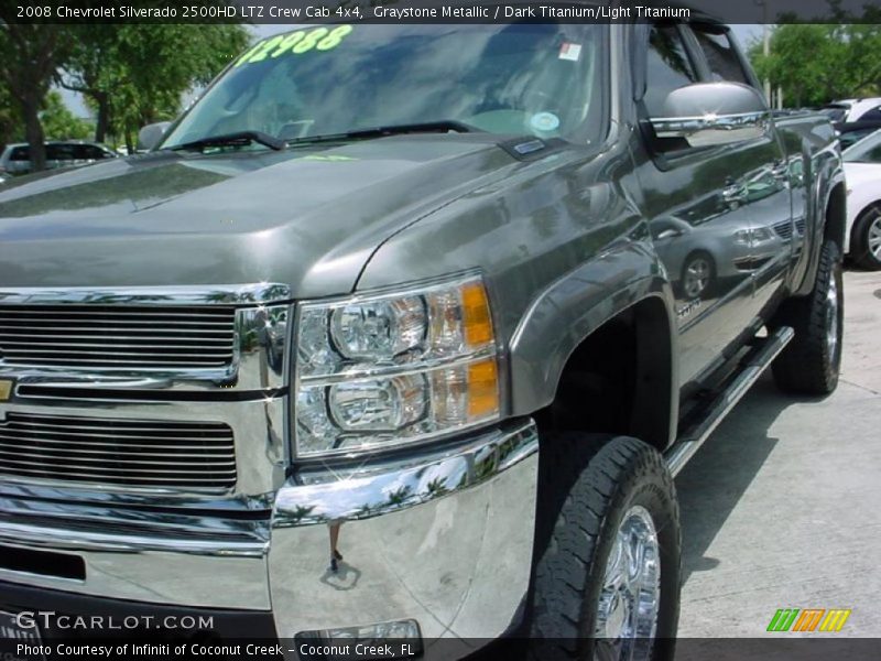 Graystone Metallic / Dark Titanium/Light Titanium 2008 Chevrolet Silverado 2500HD LTZ Crew Cab 4x4