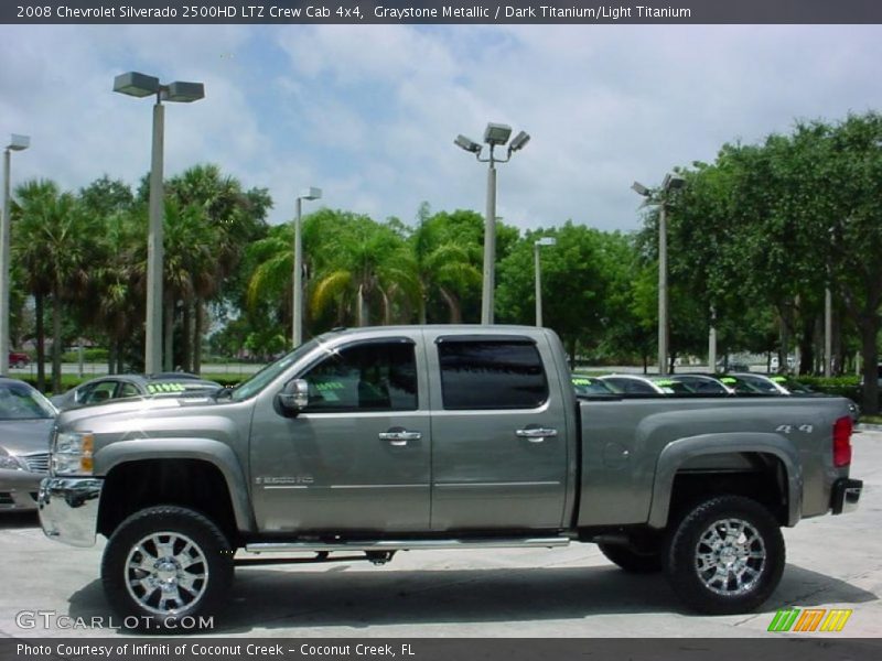 Graystone Metallic / Dark Titanium/Light Titanium 2008 Chevrolet Silverado 2500HD LTZ Crew Cab 4x4