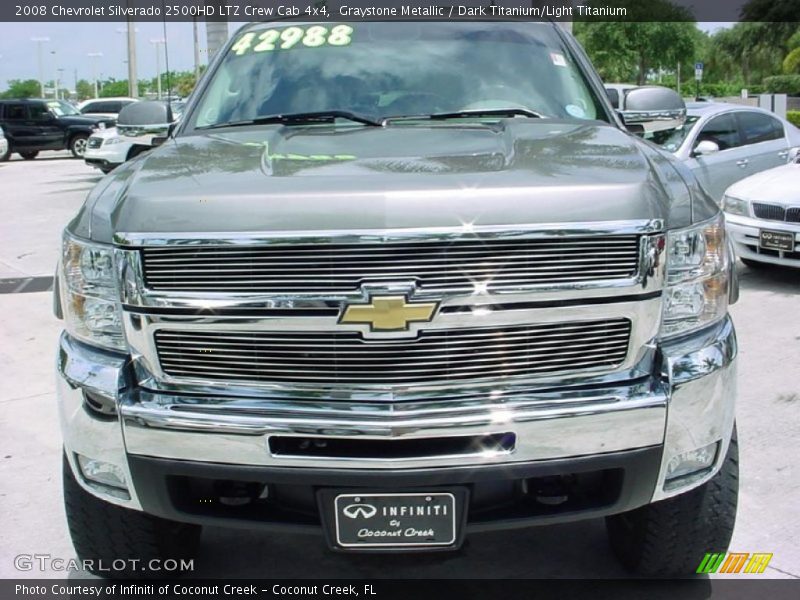 Graystone Metallic / Dark Titanium/Light Titanium 2008 Chevrolet Silverado 2500HD LTZ Crew Cab 4x4