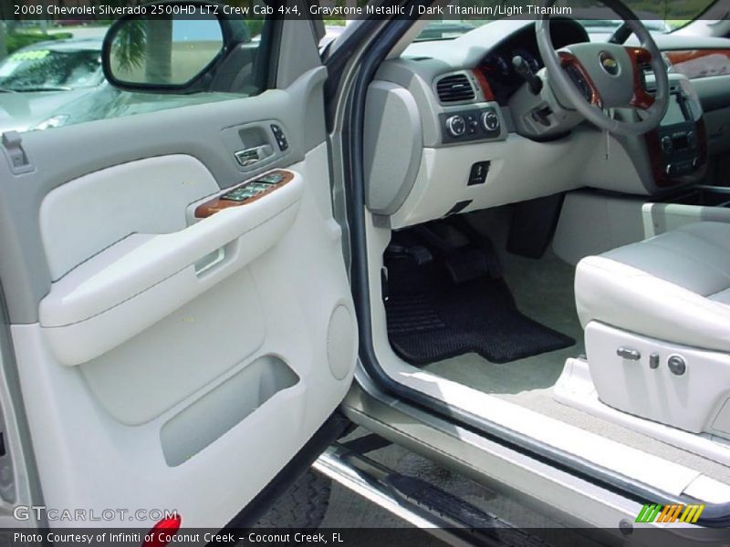 Graystone Metallic / Dark Titanium/Light Titanium 2008 Chevrolet Silverado 2500HD LTZ Crew Cab 4x4