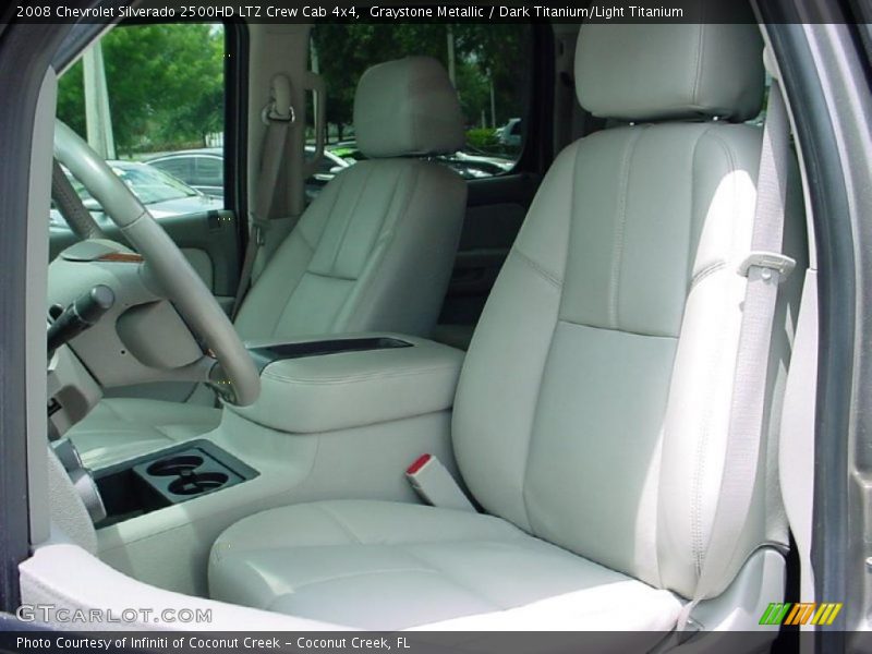 Graystone Metallic / Dark Titanium/Light Titanium 2008 Chevrolet Silverado 2500HD LTZ Crew Cab 4x4