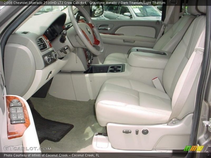 Graystone Metallic / Dark Titanium/Light Titanium 2008 Chevrolet Silverado 2500HD LTZ Crew Cab 4x4