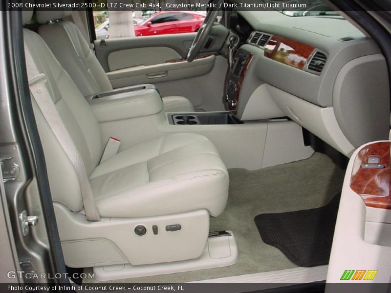 Graystone Metallic / Dark Titanium/Light Titanium 2008 Chevrolet Silverado 2500HD LTZ Crew Cab 4x4