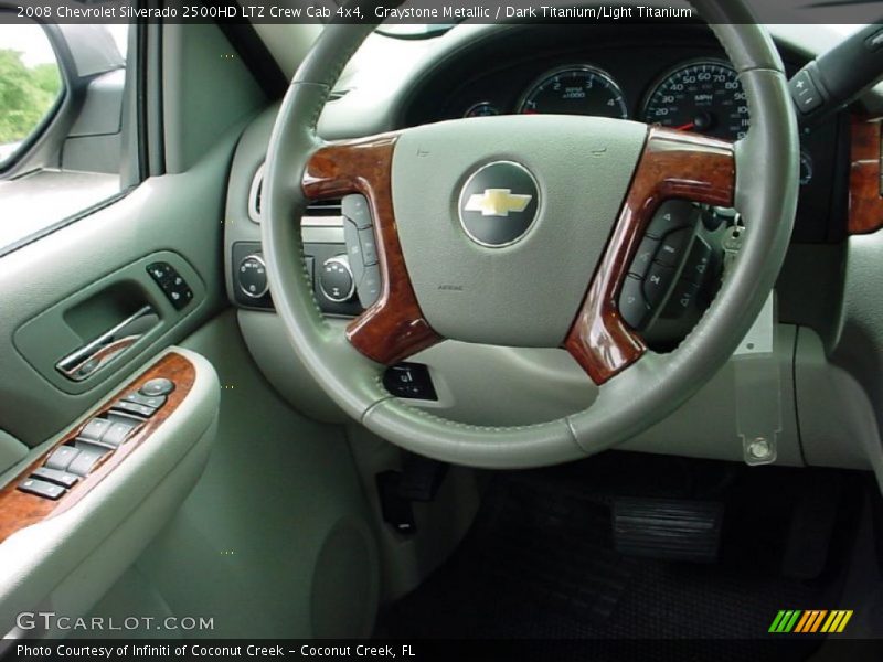 Graystone Metallic / Dark Titanium/Light Titanium 2008 Chevrolet Silverado 2500HD LTZ Crew Cab 4x4