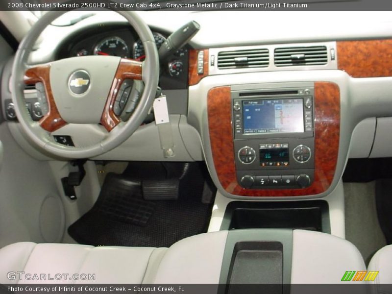 Graystone Metallic / Dark Titanium/Light Titanium 2008 Chevrolet Silverado 2500HD LTZ Crew Cab 4x4