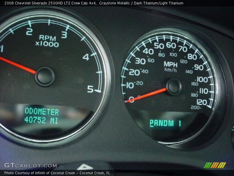 Graystone Metallic / Dark Titanium/Light Titanium 2008 Chevrolet Silverado 2500HD LTZ Crew Cab 4x4