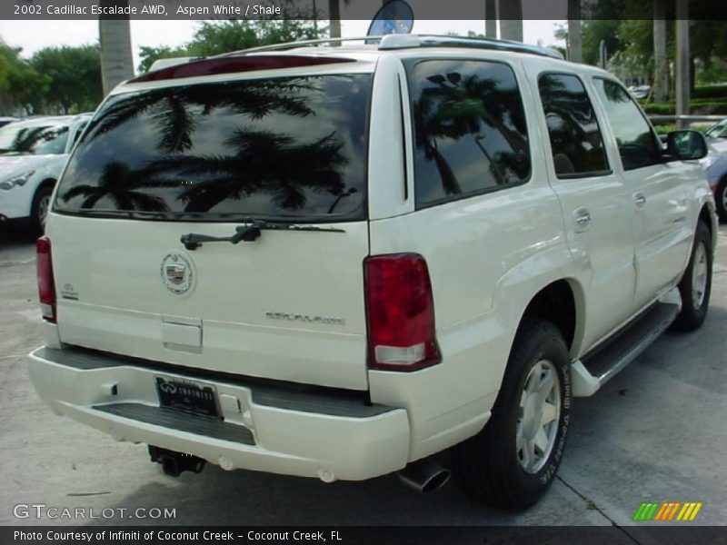 Aspen White / Shale 2002 Cadillac Escalade AWD
