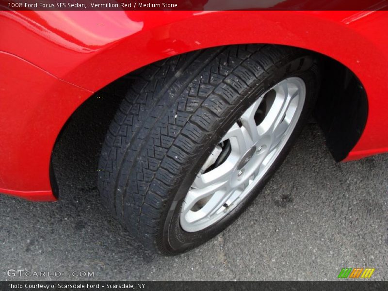 Vermillion Red / Medium Stone 2008 Ford Focus SES Sedan